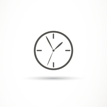 Vector Illustration of a Clock Icon