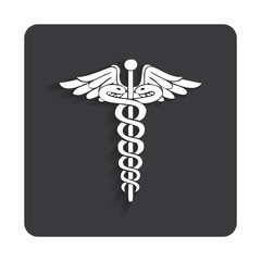 Vector glossy medical web icon design element.