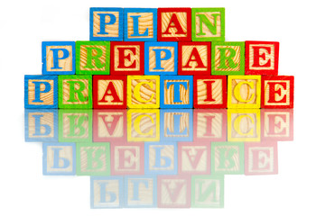 plan prepare practice