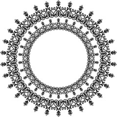 Orient Vector Pattern. Abstract Ornament