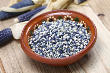 blue corn, mexican food