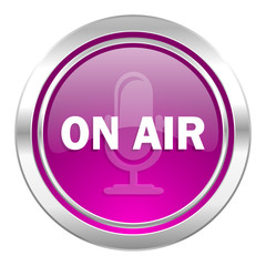 on air violet icon