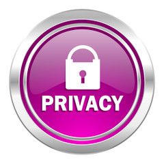 privacy violet icon
