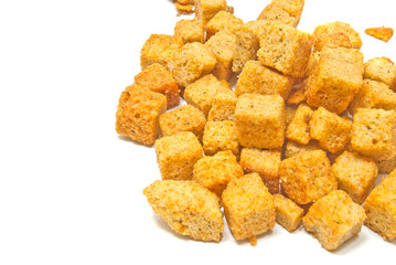 heap of savory crackers