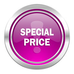special price violet icon