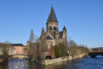 Fototapeta premium Temple neuf - Moselle - Metz