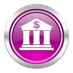 bank violet icon