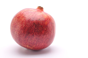 Pomegranate isolated on white background