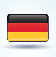 Flag set of Germany, vector illustration