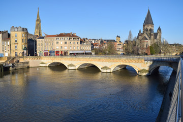 Plan d'eau - pont des morts - temple neuf - metz