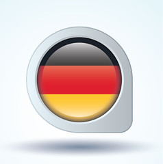 Flag set of Germany, vector illustration