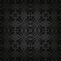 Damask Seamless Vector Pattern. Orient Background