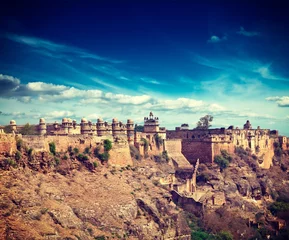 Foto auf Acrylglas Gründungsarbeit Gwalior-Festung