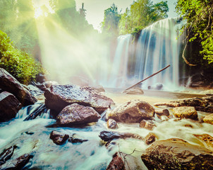 Tropical waterfall © Dmitry Rukhlenko