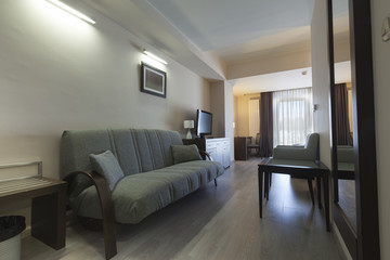 Fototapeta premium bedroom hotel apartment interior