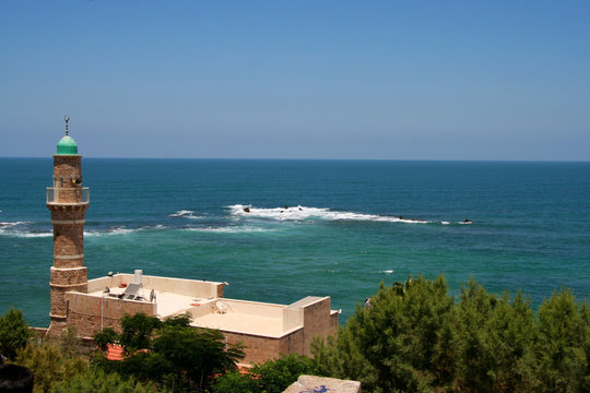 Old Jaffa seashore