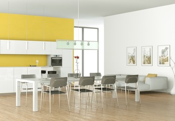 moderne Küche Interieur Design