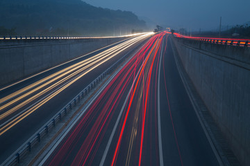 Fototapeta premium traffic light at expressway