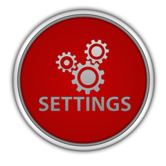 Setting circular icon on white background