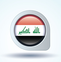 Flag of Iraq, vector illustration