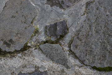 detail of old stone pavement - texture