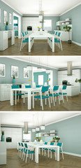 moderne Wohnung Interieur Design