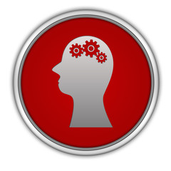 Setting circular icon on white background