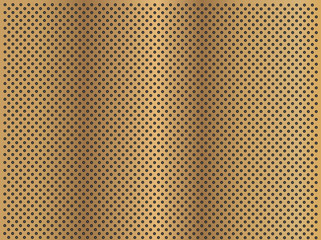 Metal perforated texture brown background