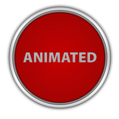 Animated circular icon on white background