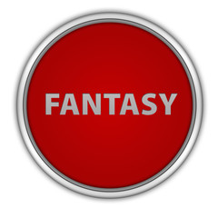 Fantasy circular icon on white background