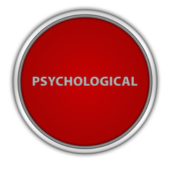 Psychological circular icon on white background