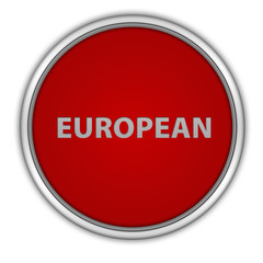European circular icon on white background
