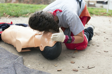 First aid training