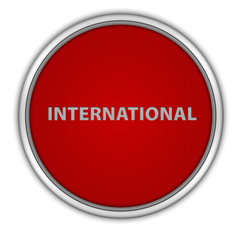 International circular icon on white background