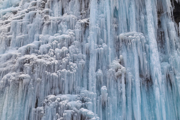 Fototapeta na wymiar ice cascade