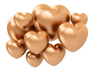 Golden hearts