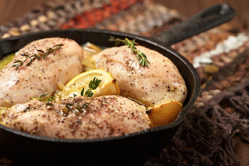 Baked chicken breasts