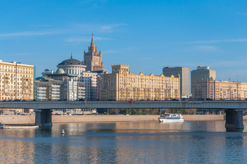 Moscow River embankment.