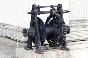 Fototapeta premium Industrial winch