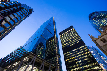 Skyscraper Business Office, Corporate building in London City, England, UK