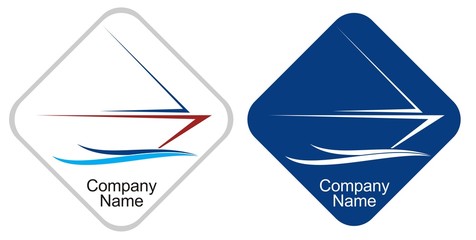 Sailing company logo  © Krzysztof Nogawczyk - obrazy, fototapety, plakaty