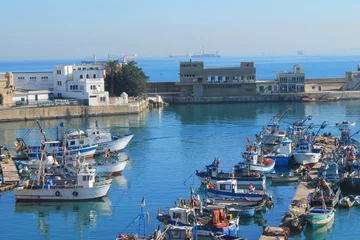 Rolgordijnen Vissershaven van Algiers, Algerije © Picturereflex