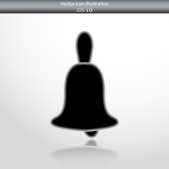Vector bell web icon