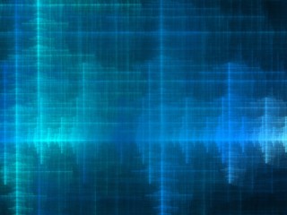 Abstract shapes made of fractal textures.