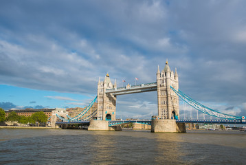 Fototapeta na wymiar Tower Bridge twilight London, England, UK