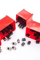 Naklejka premium Electronic component jack