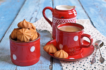 Small cone-shaped cookies