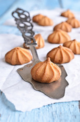 Small cone-shaped cookies