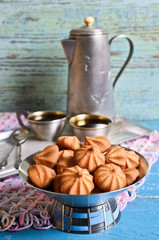 Small cone-shaped cookies