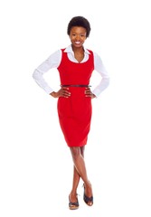 Young african business woman